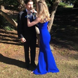 Royal blue Mermaid style prom dress